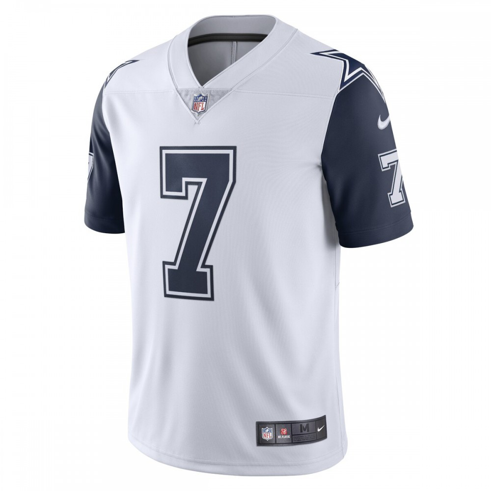 Trevon Diggs Dallas Cowboys Nike Limited Vapor Jersey - White-GridironStore